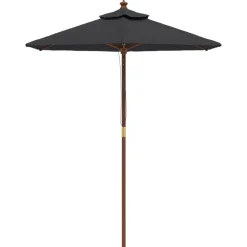 Online FinePRICE Puutarhan aurinkovarjo puutolppa vihreä 196x231 cm
