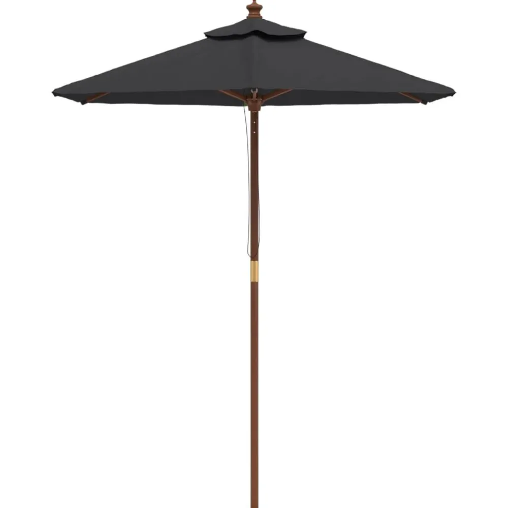 Online FinePRICE Puutarhan aurinkovarjo puutolppa vihreä 196x231 cm