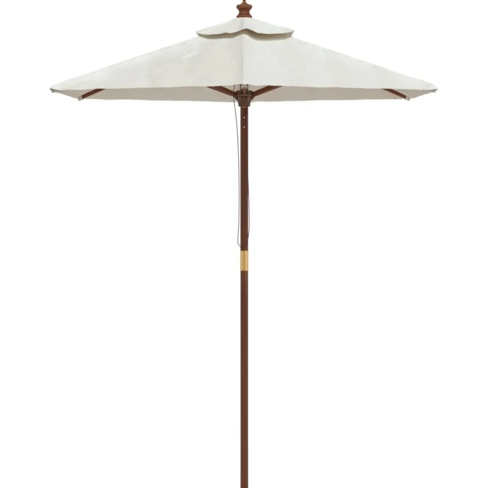 Online FinePRICE Puutarhan aurinkovarjo puutolppa vihreä 196x231 cm