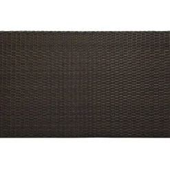 FinePRICE Puutarhan baaripöytä ruskea 100x60,5x110,5 cm polyrottinki