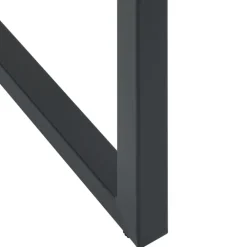 FinePRICE Puutarhan Bistrosarja 5-osainen musta jauhemaalattu teräs (83751)