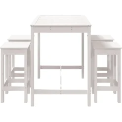 Discount FinePRICE Puutarhan Bistrosarja 5-osainen valkoinen täysi mänty (54746)