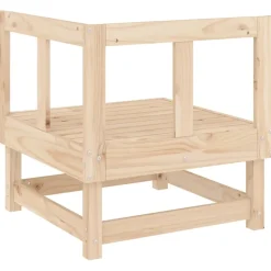 New FinePRICE Puutarhan kulmasohvat, mäntyä, 2 kpl