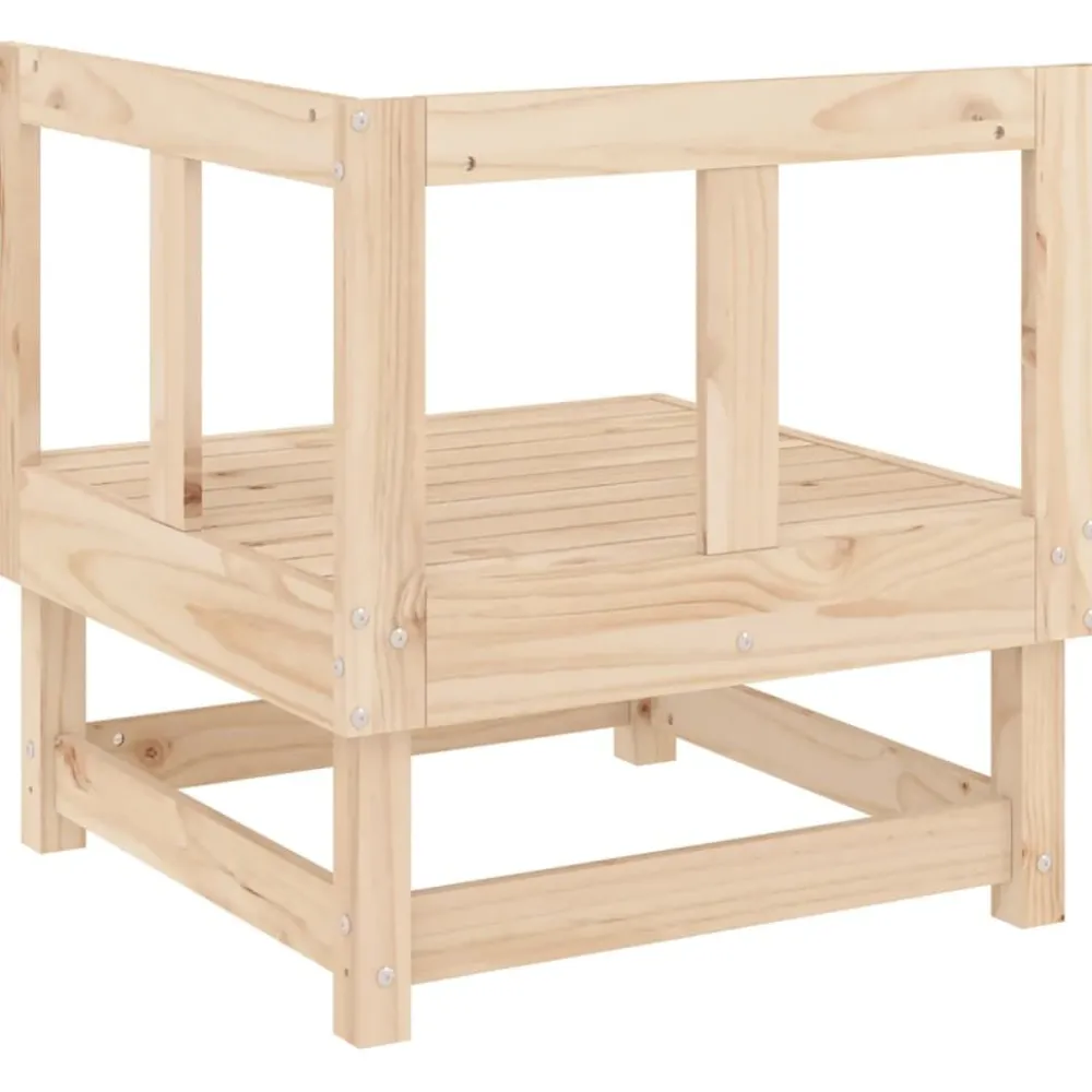 New FinePRICE Puutarhan kulmasohvat, mäntyä, 2 kpl