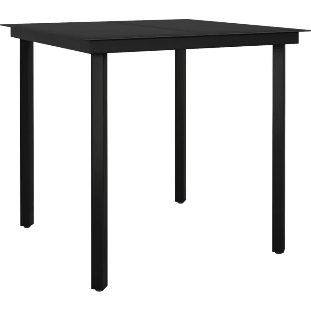 Discount FinePRICE Puutarhan ruokailuryhmä 80 cm, harmaa, 3 osaa