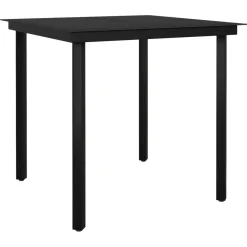 Discount FinePRICE Puutarhan ruokailuryhmä 80 cm, harmaa, 3 osaa