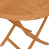 Clearance FinePRICE Puutarhan ruokailuryhmä 5-osainen täysi tiikki (59580)
