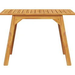New FinePRICE Puutarhan ruokapöytä 110x56x75 cm täysi akasiapuu (66372)