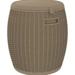 Best FinePRICE Puutarhan säilytyslaatikko 4-in-1 vaaleanruskea polypropeeni (64156)
