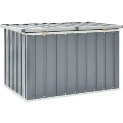 Outlet FinePRICE Puutarhan säilytyslaatikko 109x67x65 cm harmaa