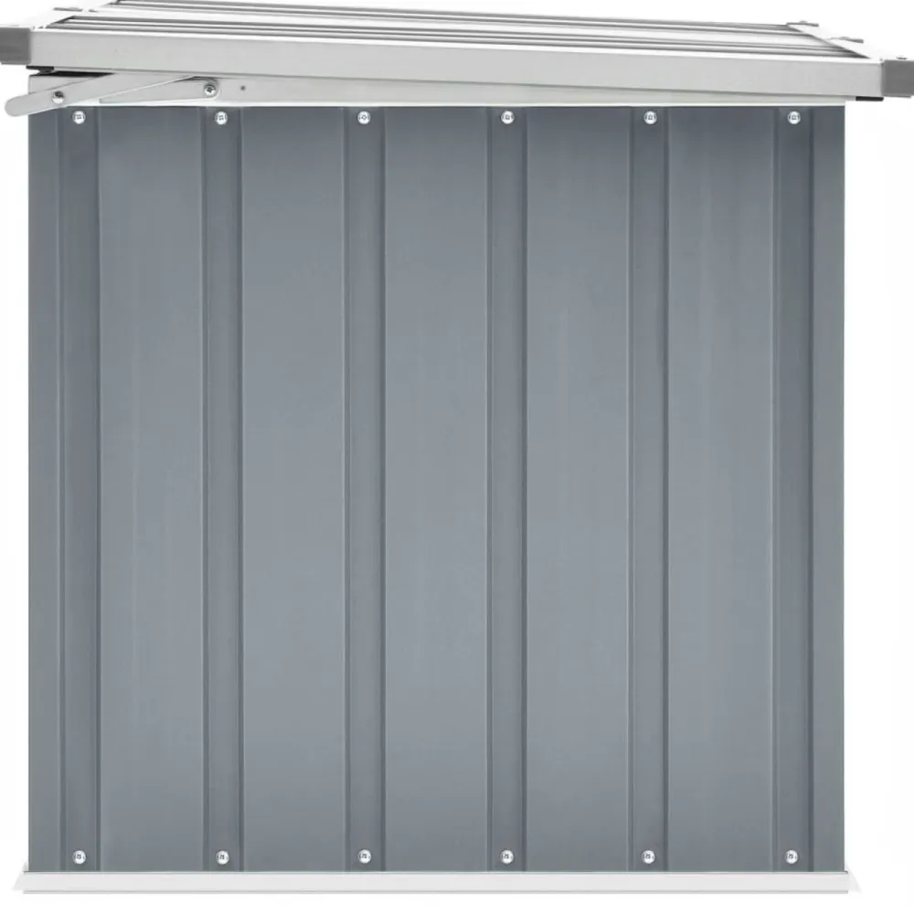 Outlet FinePRICE Puutarhan säilytyslaatikko 109x67x65 cm harmaa
