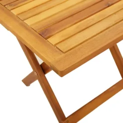 Clearance FinePRICE Puutarhan sivupöytä 40x40x40 cm täysi akasiapuu (66513)