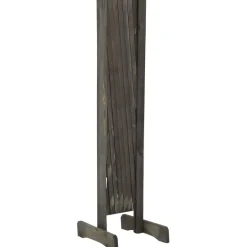 Clearance FinePRICE Puutarhan säleikköaita harmaa 120x90 cm täysi kuusi