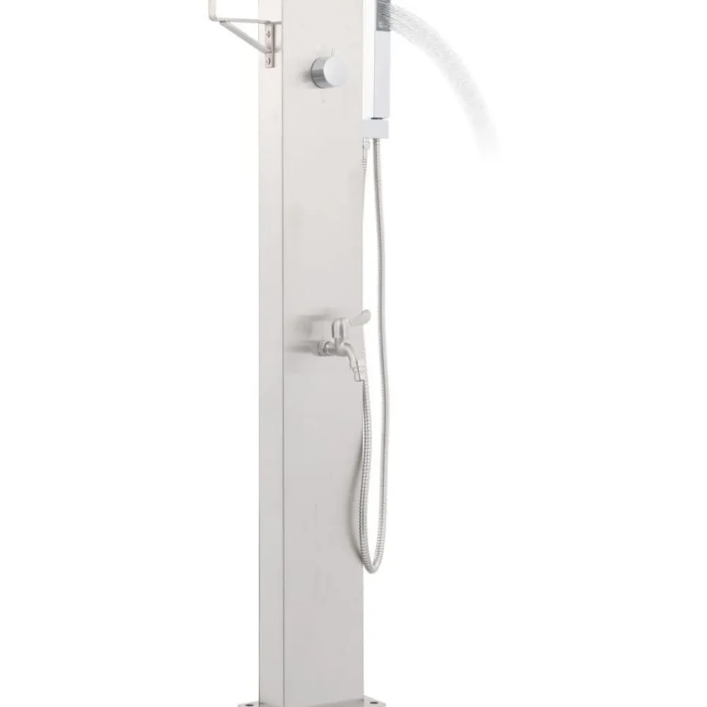 Sale FinePRICE Puutarhan suihkuhana 110 cm ruostumaton teräs