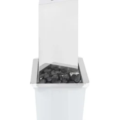 Online FinePRICE Puutarhan suihkulähde led:llä ruostumaton teräs 76 cm kolmio