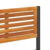 Sale FinePRICE Puutarhan työpöytä 90x50x110 cm täysi akasiapuu ja teräs (67619)