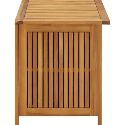 New FinePRICE Puutarhan varastolaatikko, 90x50x106 cm, täysi akaasiapuu