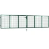 Best FinePRICE Puutarhan verkkoportti teräs 400x125cm vihreä
