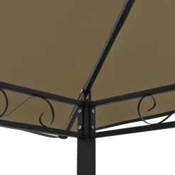 Best FinePRICE Puutarhapaviljonki pöydällä ja penkeillä 2,5x1,5x2,4m 180 g/m²