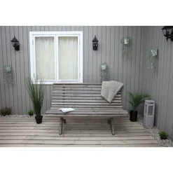 New Baltic Garden Puutarhapenkki Park 140cm mustaa