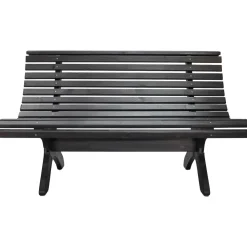 New Baltic Garden Puutarhapenkki Park 140cm mustaa