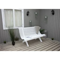 New Baltic Garden Puutarhapenkki Park 140cm mustaa