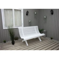 New Baltic Garden Puutarhapenkki Park 140cm mustaa