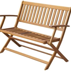 Hot FinePRICE Puutarhapenkki 120 cm akaasiapuu