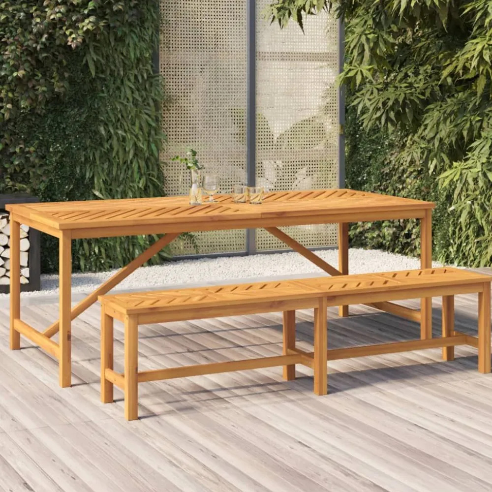 Best FinePRICE Puutarhapenkki 110 cm, akasiapuu