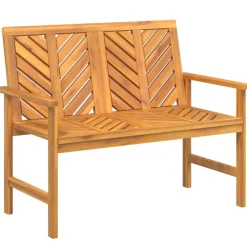New FinePRICE Puutarhapenkki 109 cm, akasiapuu