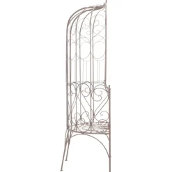 Clearance FinePRICE Puutarhapenkki 95 cm rauta antiikinruskea