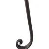 New FinePRICE Puutarhapenkki 128 cm teräs antiikinruskea