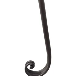 New FinePRICE Puutarhapenkki 128 cm teräs antiikinruskea