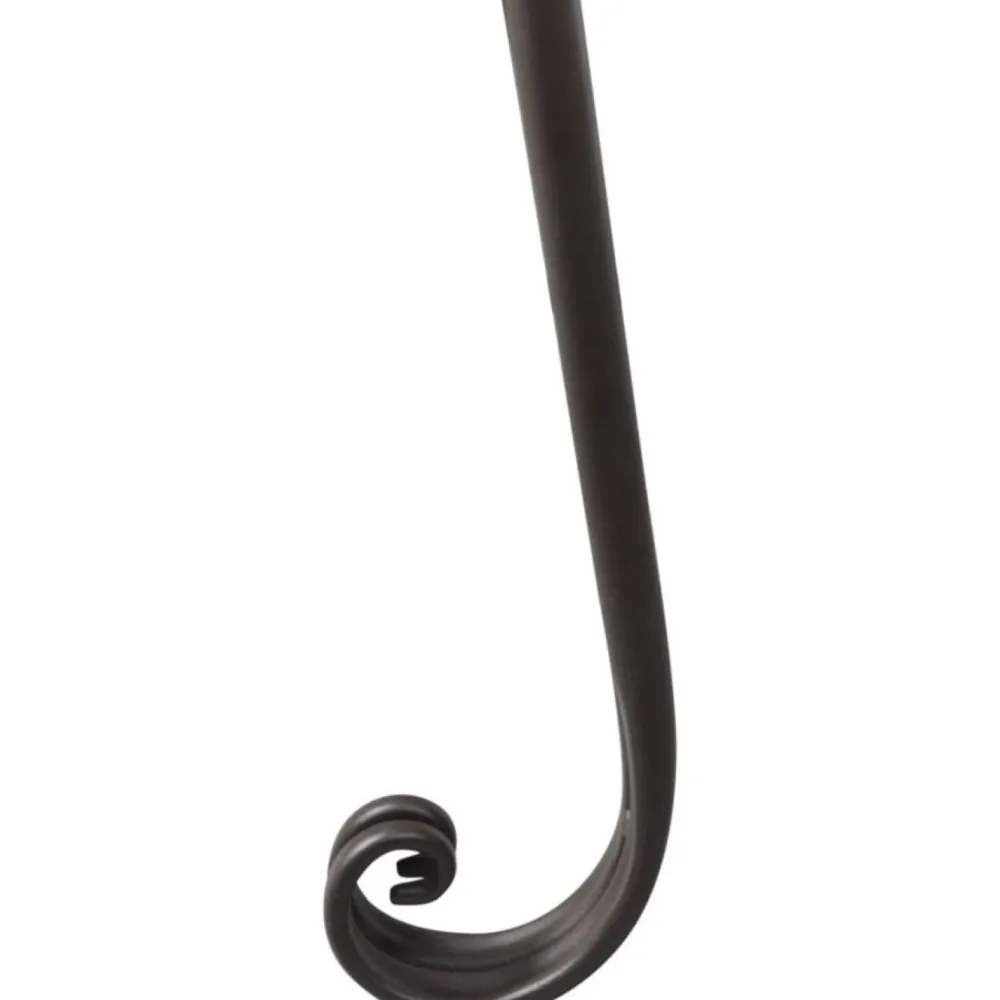 New FinePRICE Puutarhapenkki 128 cm teräs antiikinruskea