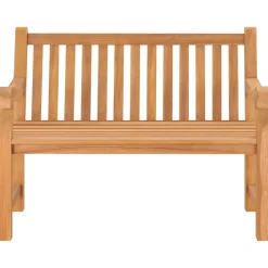 Sale FinePRICE Puutarhapenkki 114 cm, tiikki