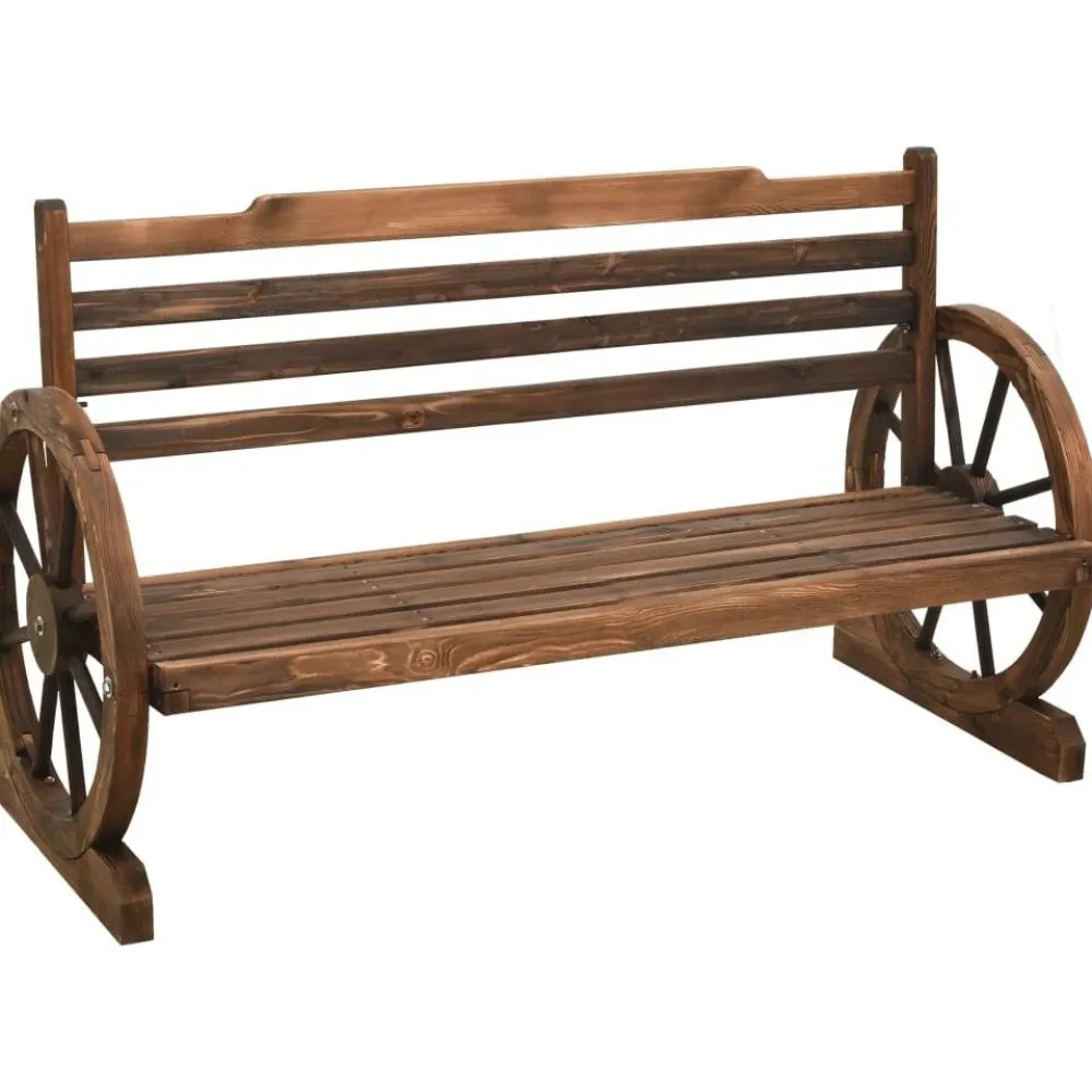 Best FinePRICE Puutarhapenkki 112 cm, täysi kuusi