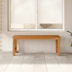 Discount FinePRICE Puutarhapenkki 114 cm täysi tiikki (16626)