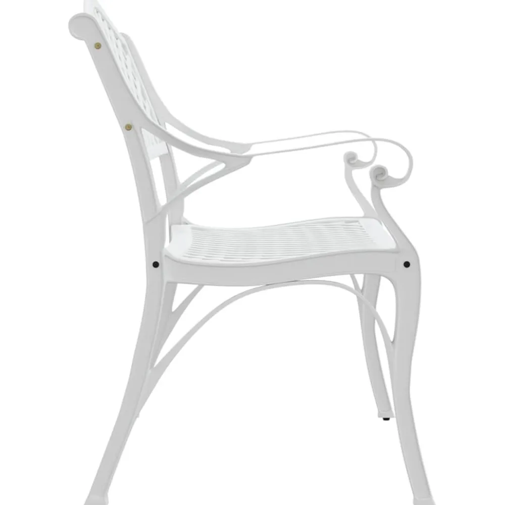Outlet FinePRICE Puutarhapenkki 102 cm valualumiini vihreä