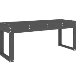 Hot FinePRICE Puutarhapenkki harmaa 110x38x45 cm, mänty