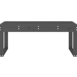 Hot FinePRICE Puutarhapenkki harmaa 110x38x45 cm, mänty