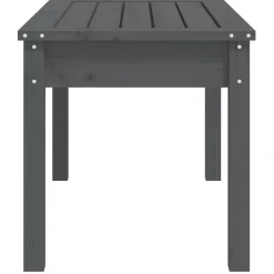 Best FinePRICE Puutarhapenkki harmaa 80x44x45 cm, mänty