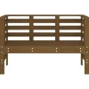 Discount FinePRICE Puutarhapenkki hunajanruskea 111,5x53x71 cm, mänty
