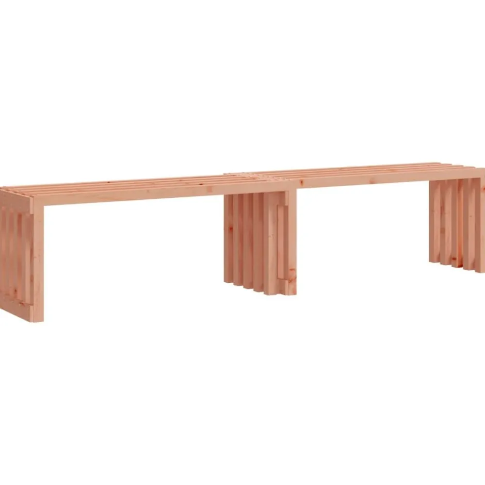 FinePRICE Puutarhapenkki jatkettava 212,5x40,5x45 cm, douglaskuusi