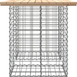 Sale FinePRICE Puutarhapenkki kivikorilla 100x70x72 cm, mänty