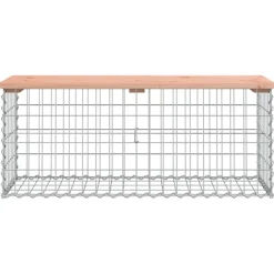 Hot FinePRICE Puutarhapenkki kivikorilla 103x44x42 cm, douglaskuusi