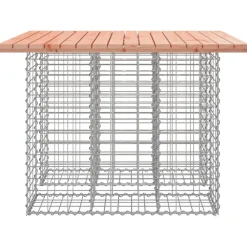 Sale FinePRICE Puutarhapenkki kivikorilla 100x102x72 cm, douglaskuusi