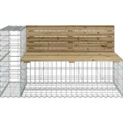 Best FinePRICE Puutarhapenkki kivikorilla kyllästettyä mäntyä