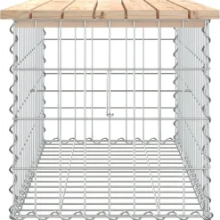 Clearance FinePRICE Puutarhapenkki kivikorilla 83x44x42 cm, mänty