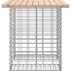 Best FinePRICE Puutarhapenkki kivikorilla 100x70x72 cm, mäntyä