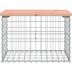 Discount FinePRICE Puutarhapenkki kivikorilla 63x44x42 cm, douglaskuusi